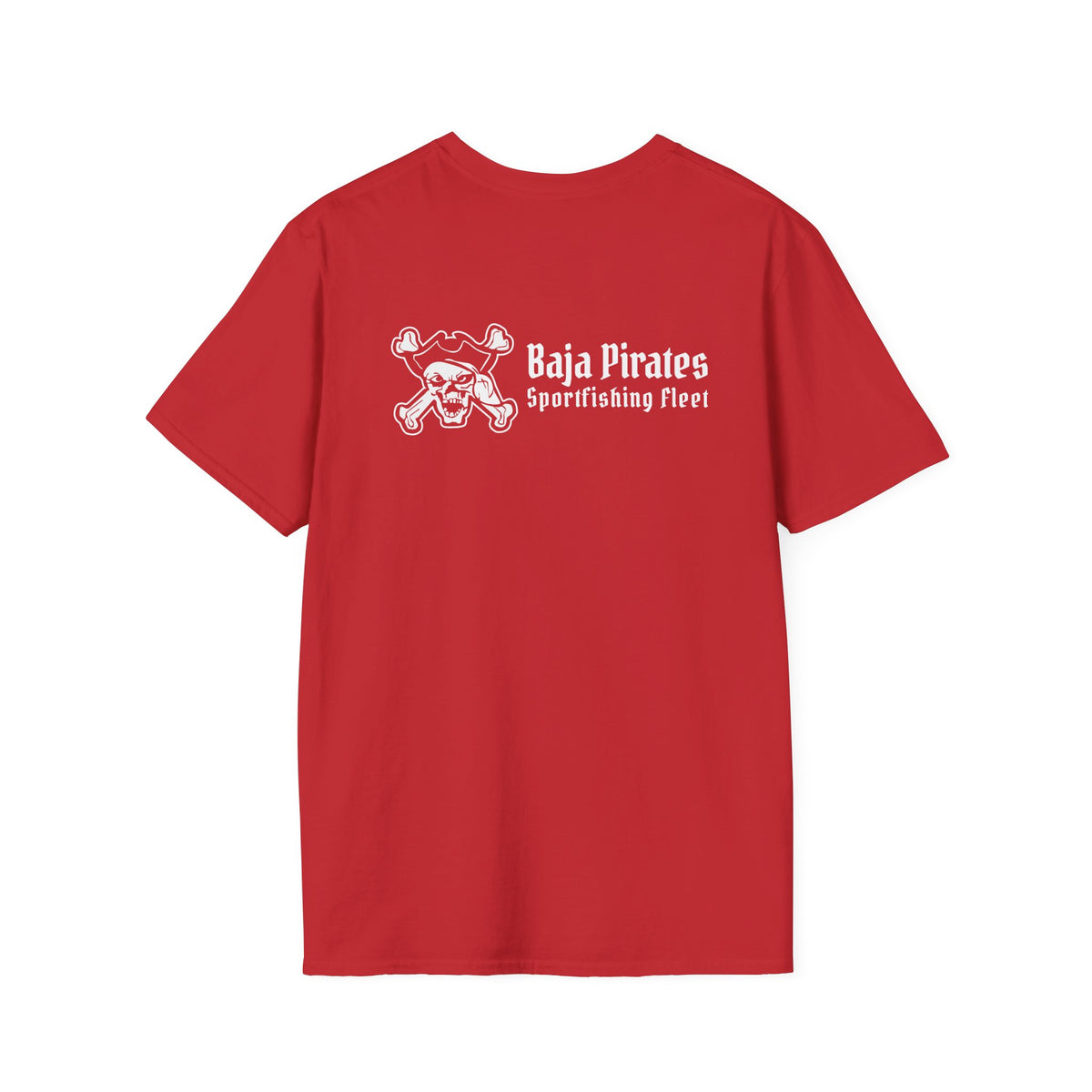 Baja Pirates Sportfishing Fleet T-Shirt — One Color Logo design