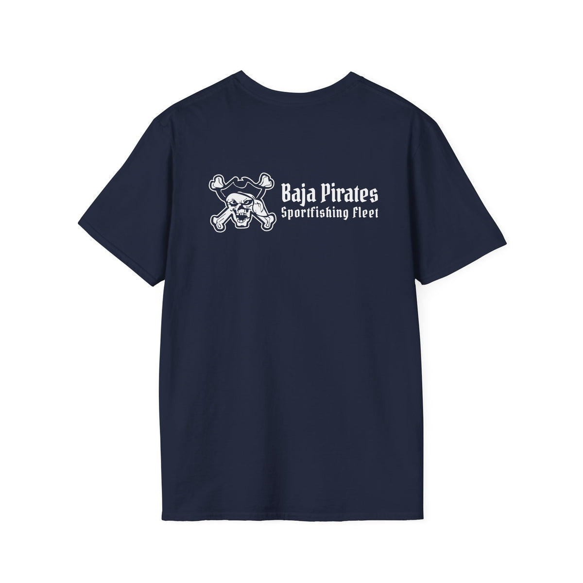Baja Pirates Sportfishing Fleet T-Shirt — One Color Logo design
