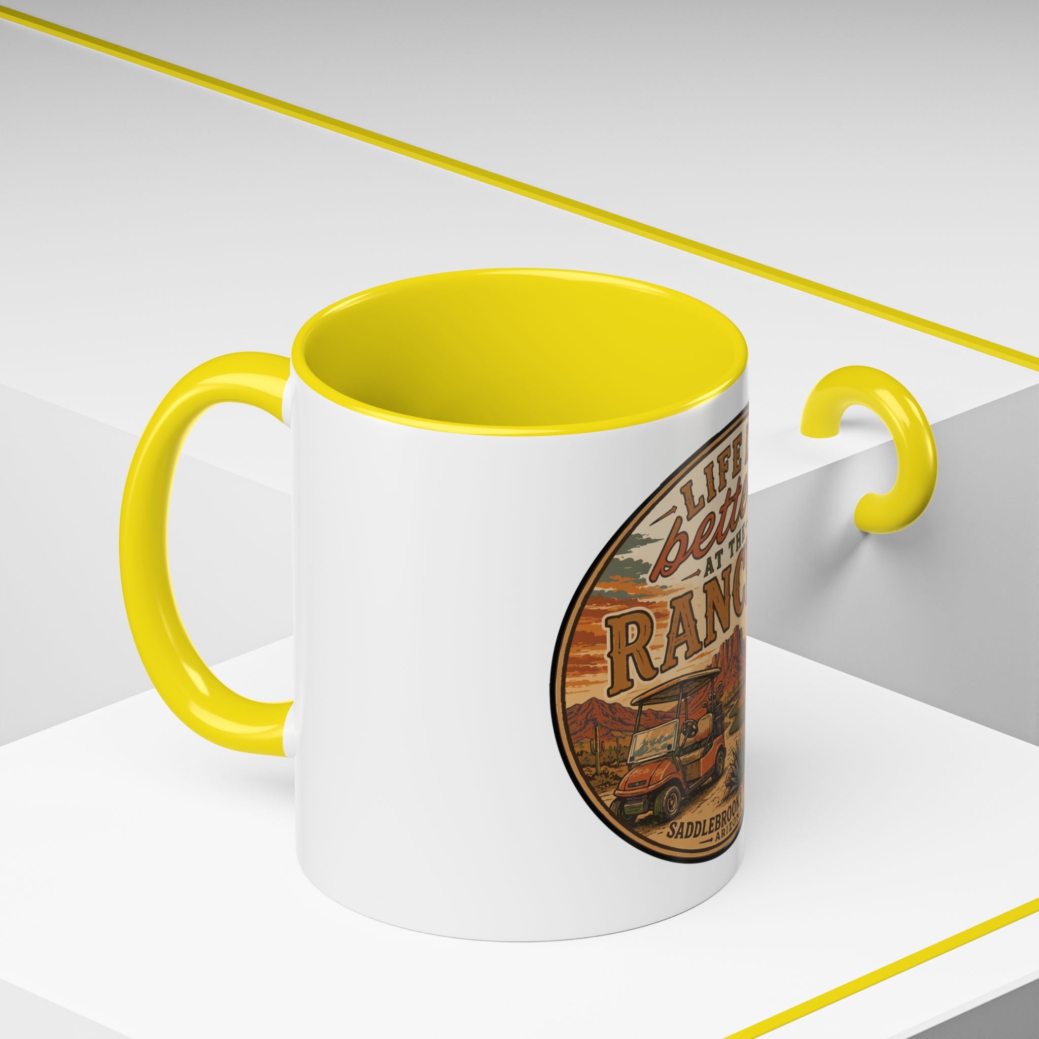 Life Is Better at the Ranch Coffee Mug — Western Ranch Scene 11/15oz