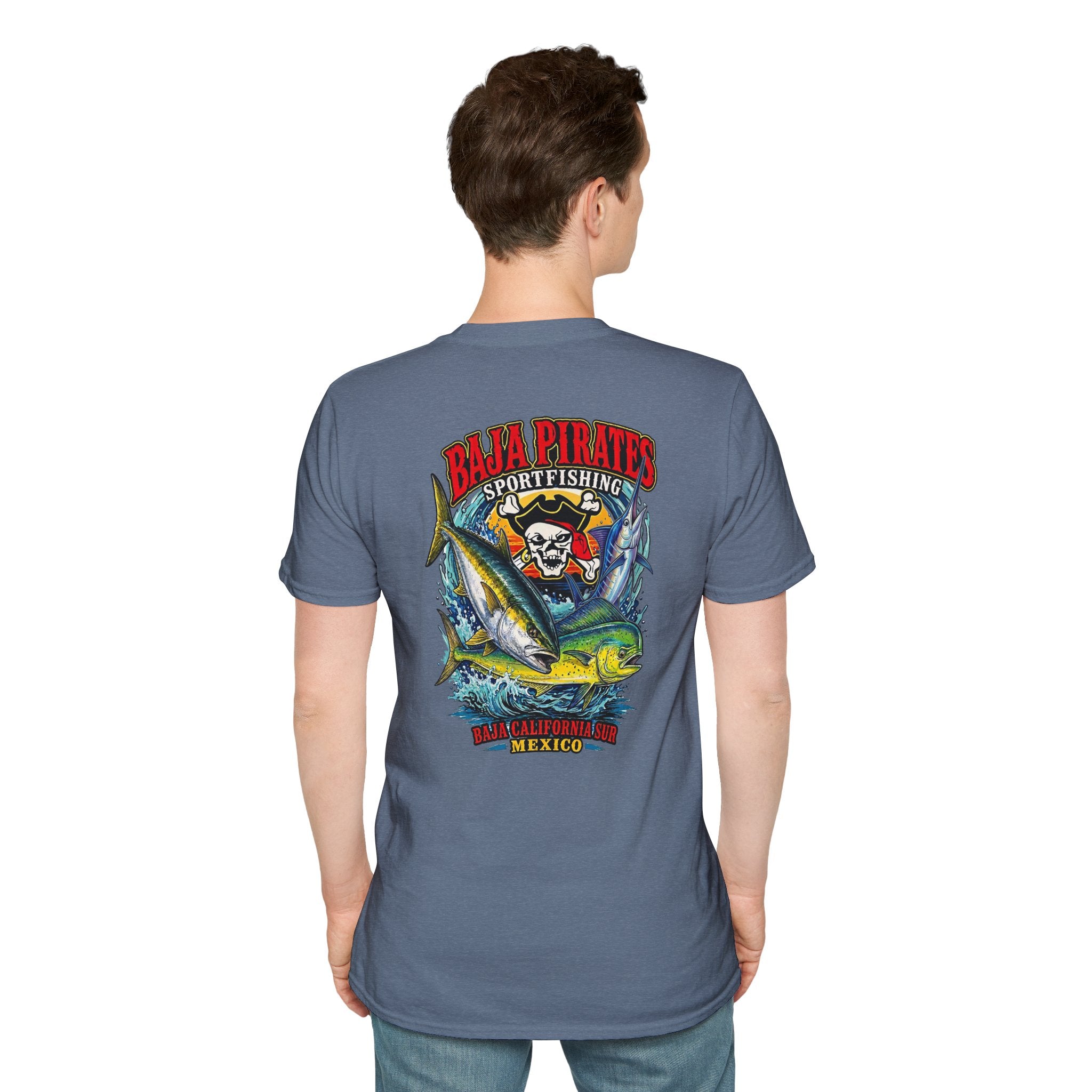 Marlin, Dorado, yellowtail Logo T‑Shirt