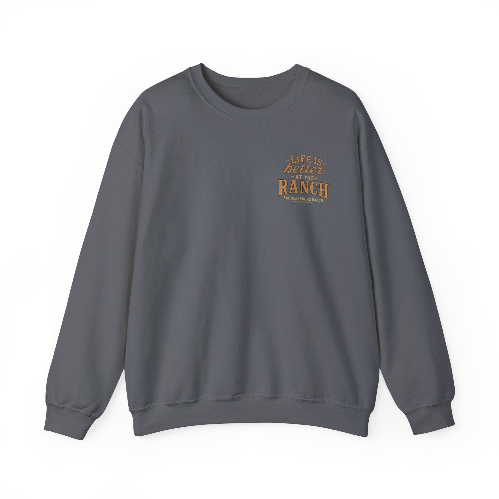 Saddlebrooke Ranch Crewneck Sweatshirt — “We Put the ‘Par’ in Party” Graphic