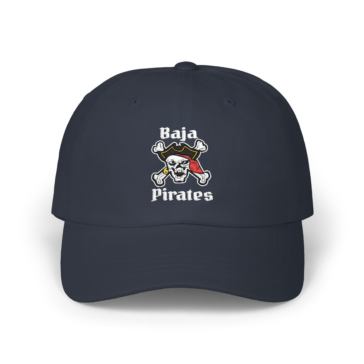 Baja Pirates Cap – Embroidered Skull & Crossbones Baseball Hat