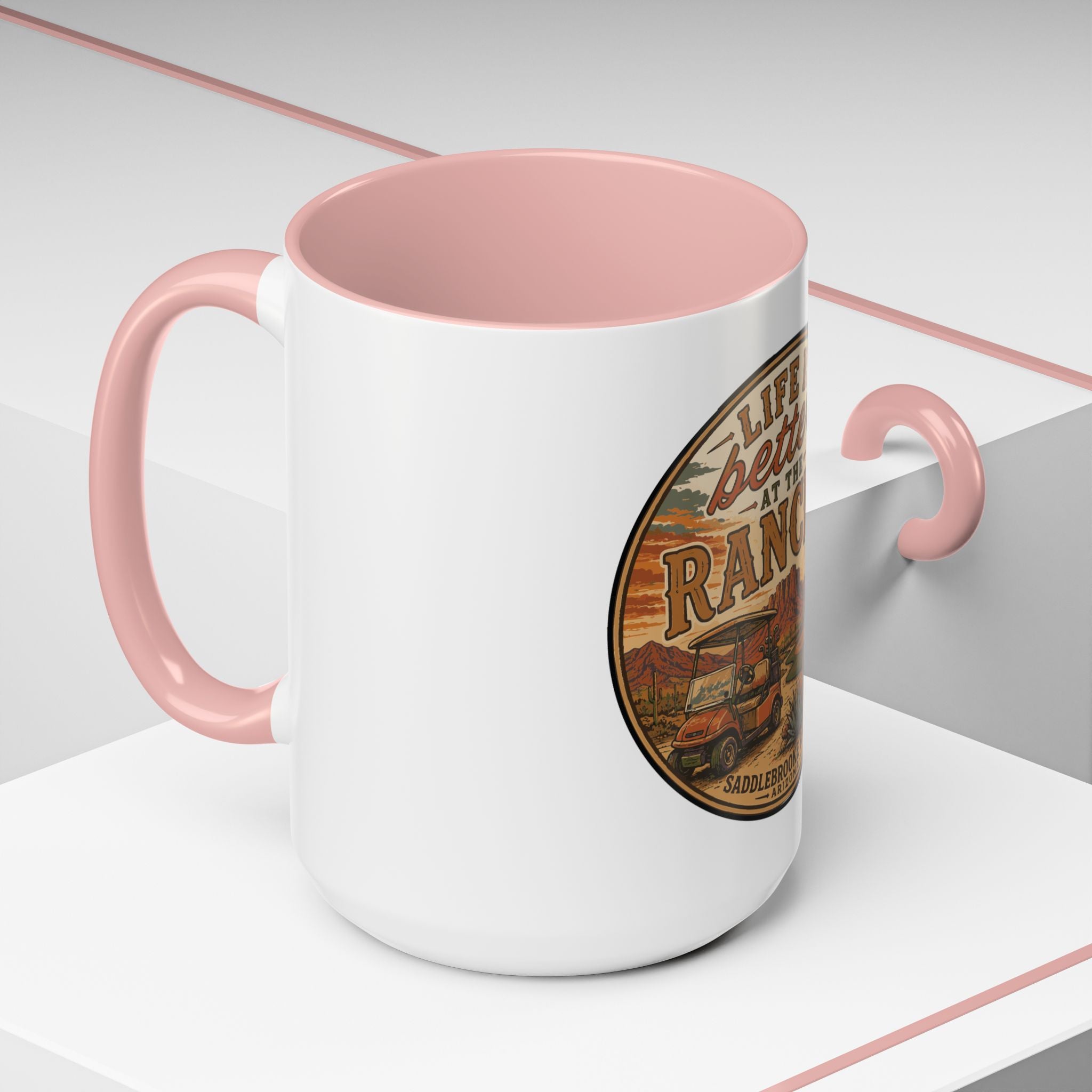 Life Is Better at the Ranch Coffee Mug — Western Ranch Scene 11/15oz