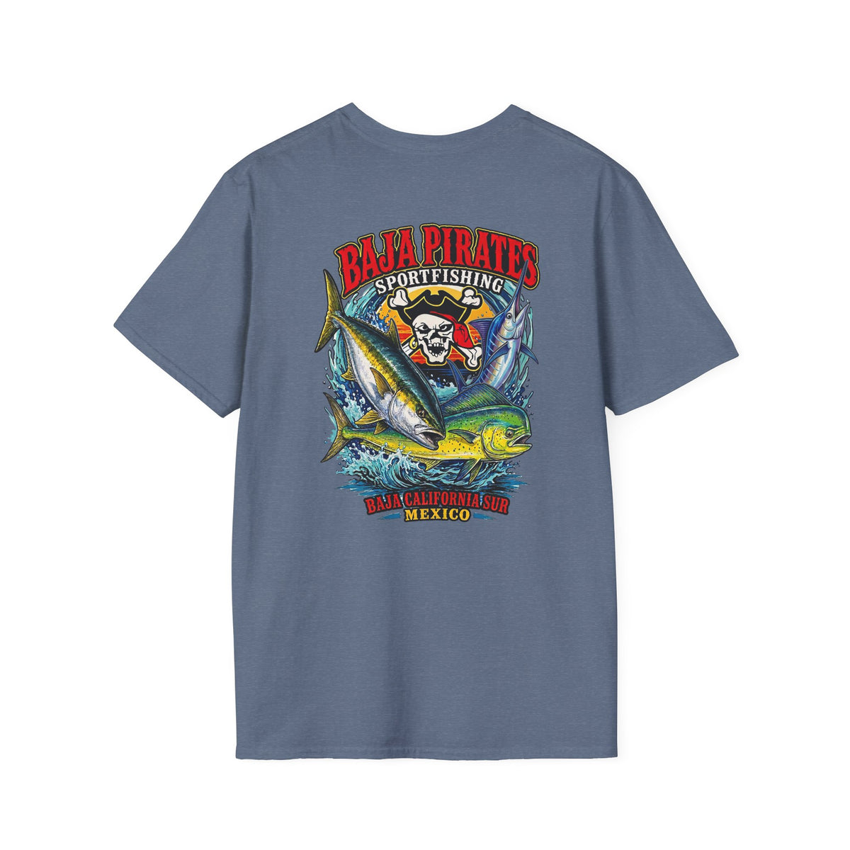 Marlin, Dorado, yellowtail Logo T‑Shirt