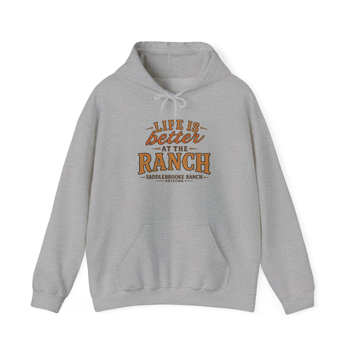 Life Is Better at the Ranch Hoodie — Rustic Ranch Sweatshirt