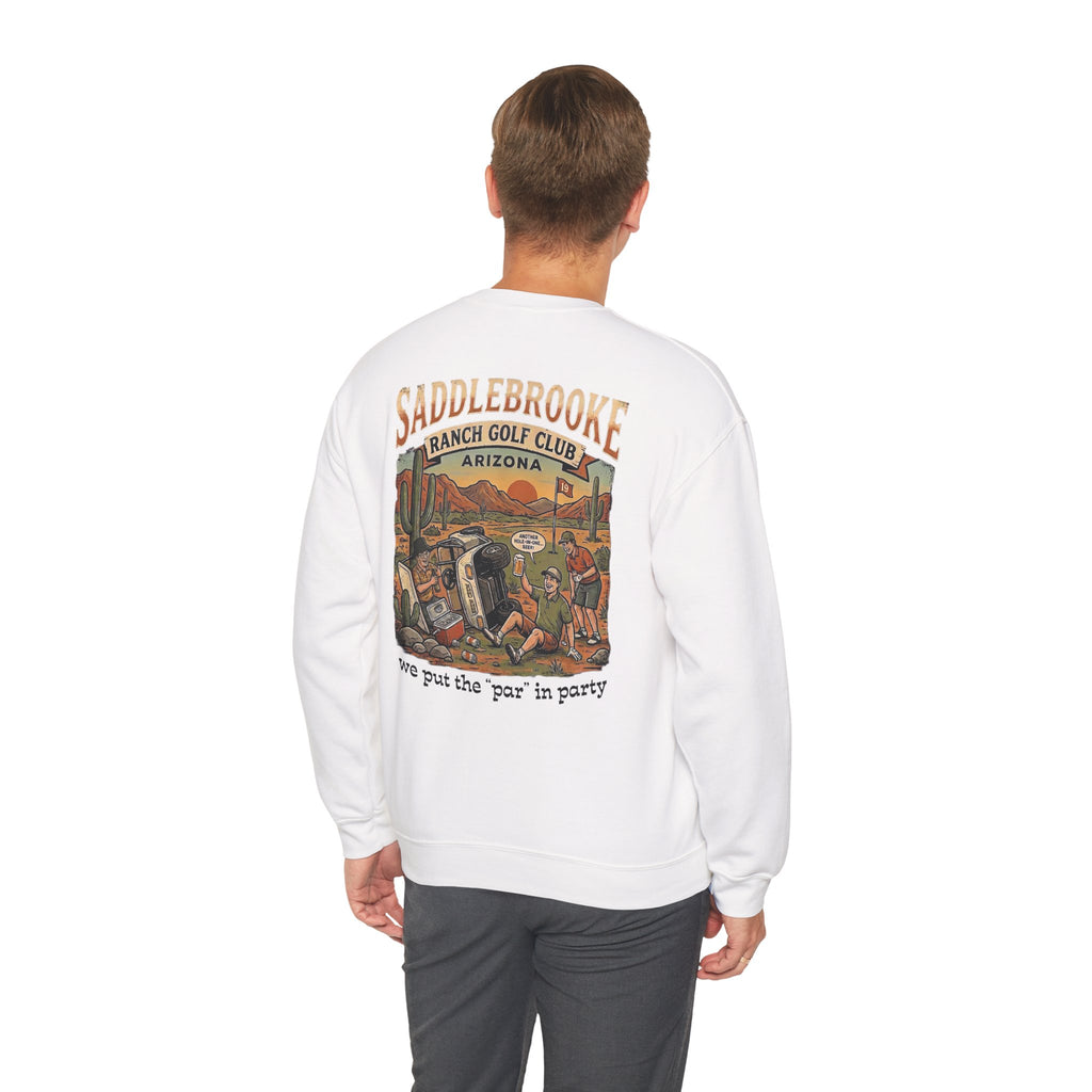 Ranch Golf Club Crewneck Sweatshirt — “We Put the ‘Par’ in Party” Graphic