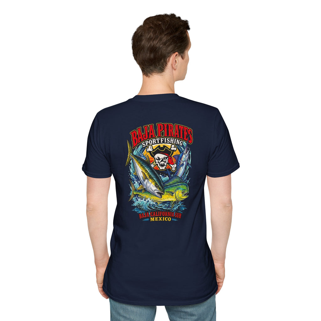 Marlin, Dorado, yellowtail Logo T‑Shirt