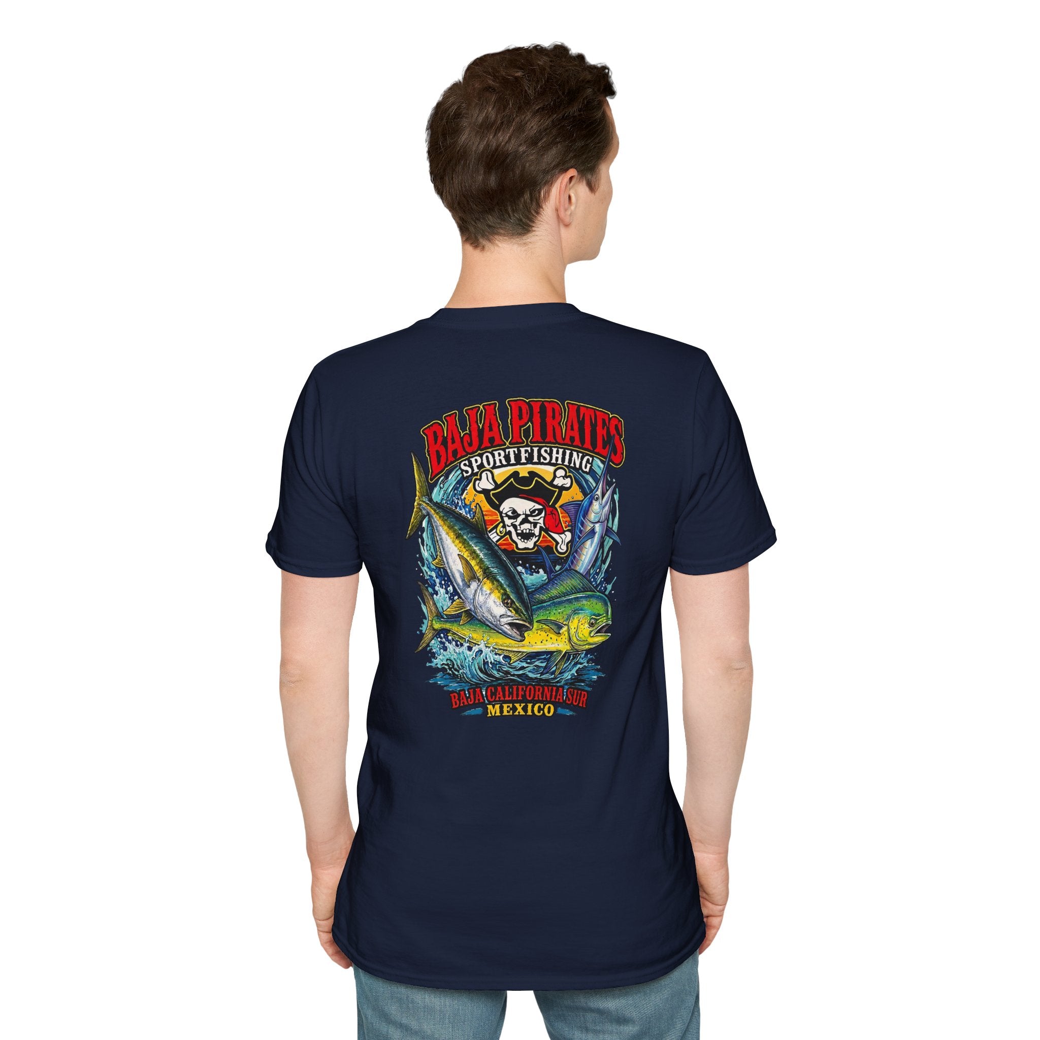 Marlin, Dorado, yellowtail Logo T‑Shirt