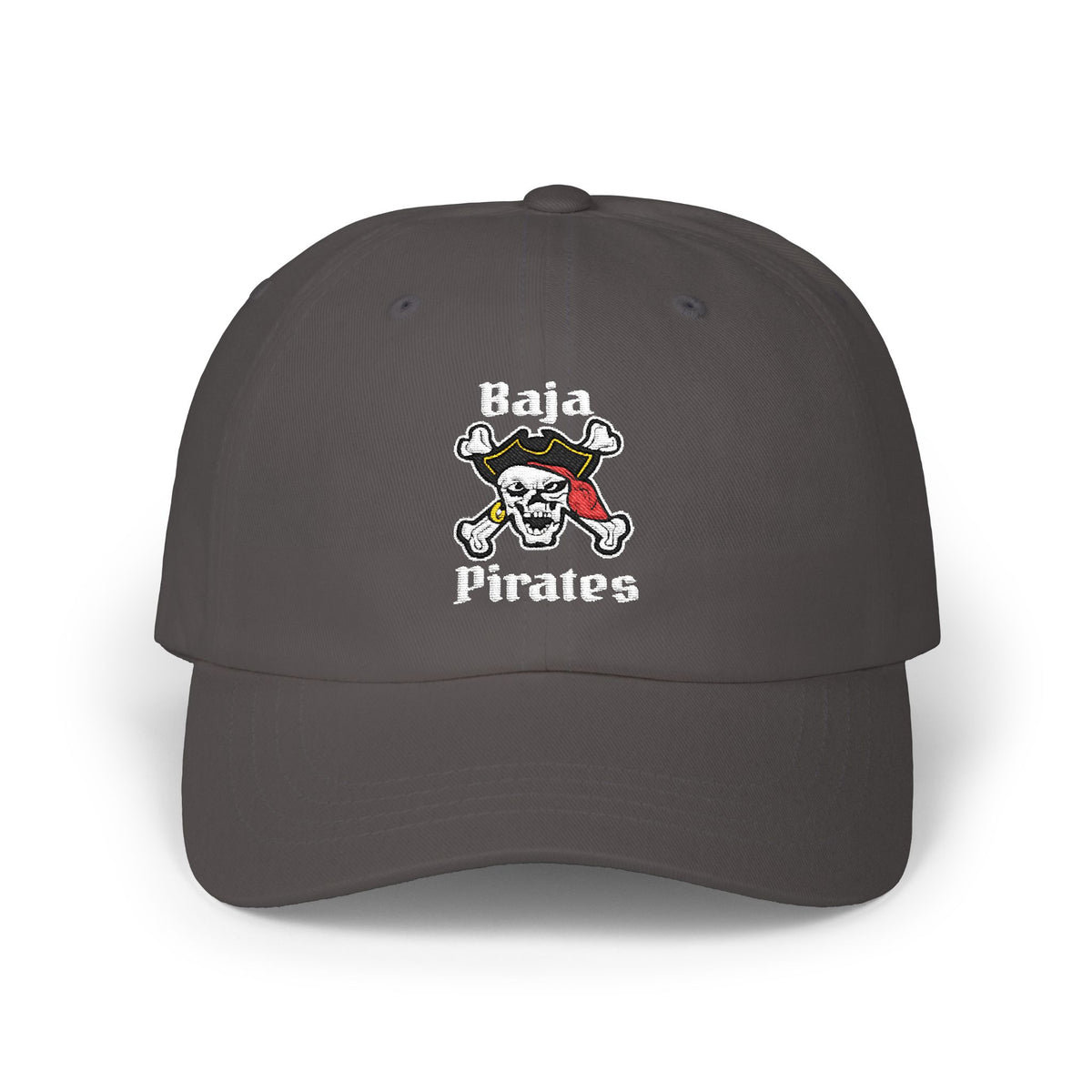 Baja Pirates Cap – Embroidered Skull & Crossbones Baseball Hat