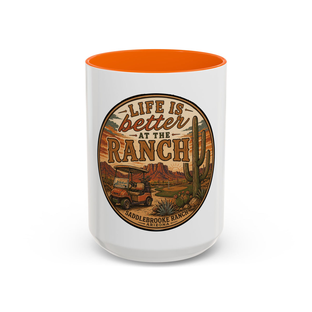 Life Is Better at the Ranch Coffee Mug — Western Ranch Scene 11/15oz