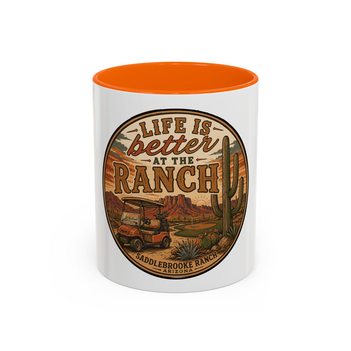 Life Is Better at the Ranch Coffee Mug — Western Ranch Scene 11/15oz