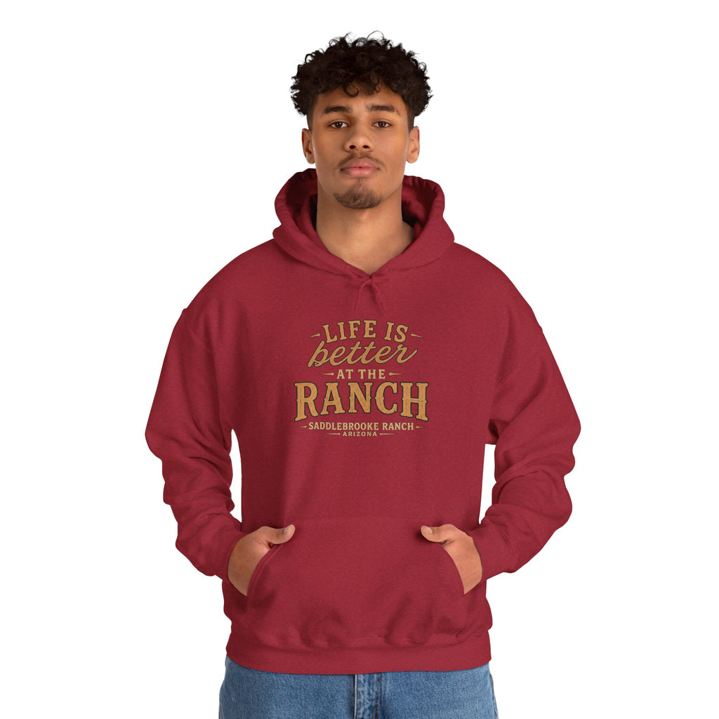 Life Is Better at the Ranch Hoodie — Rustic Ranch Sweatshirt