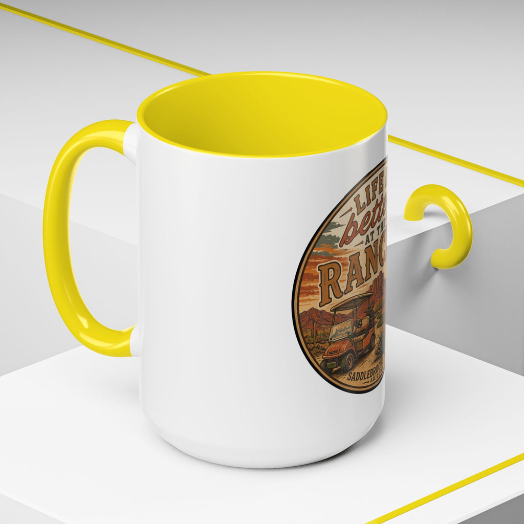 Life Is Better at the Ranch Coffee Mug — Western Ranch Scene 11/15oz
