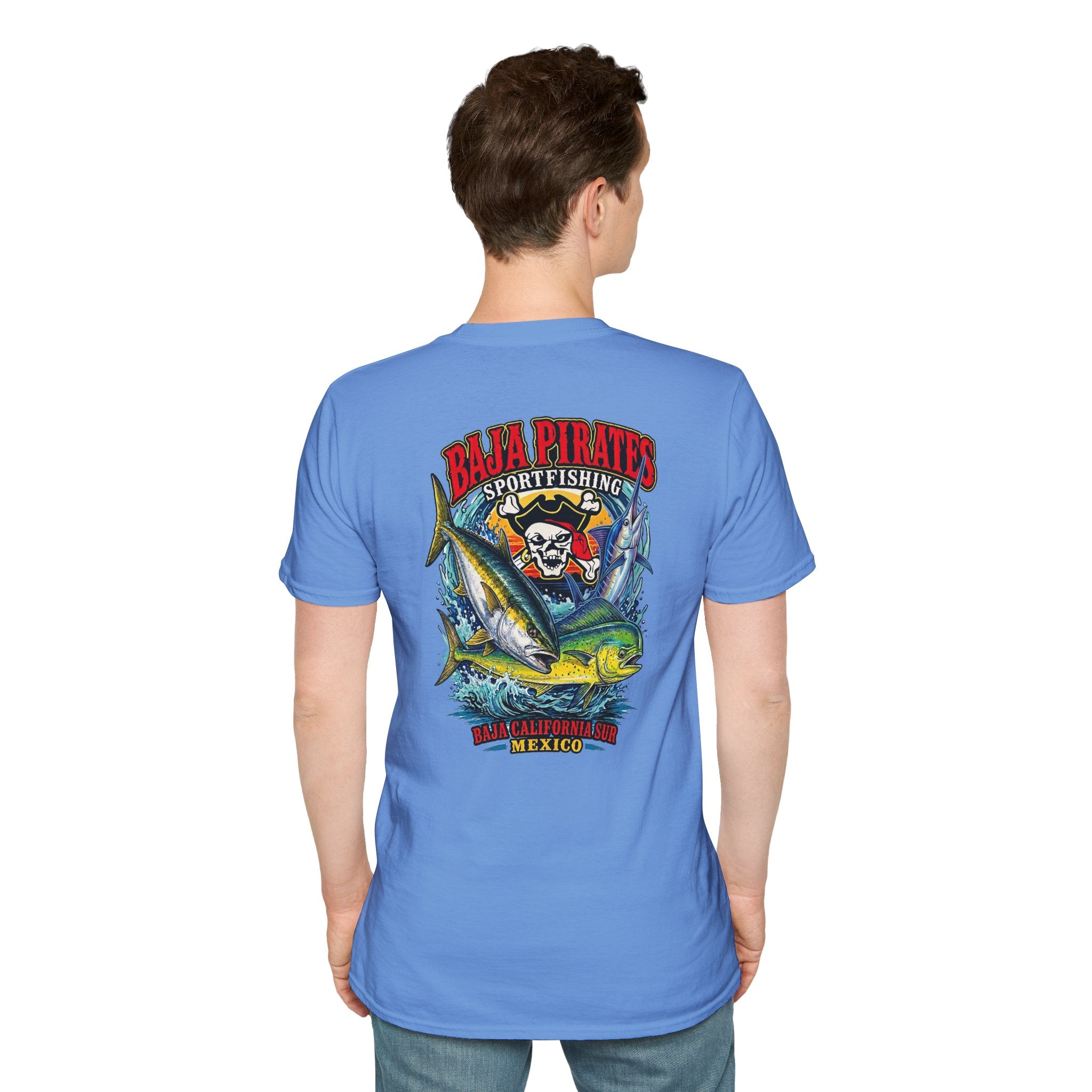 Marlin, Dorado, yellowtail Logo T‑Shirt