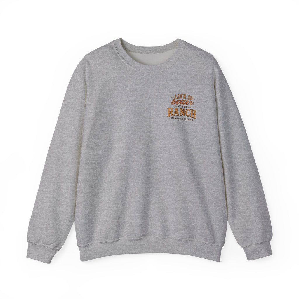Saddlebrooke Ranch Crewneck Sweatshirt — “We Put the ‘Par’ in Party” Graphic