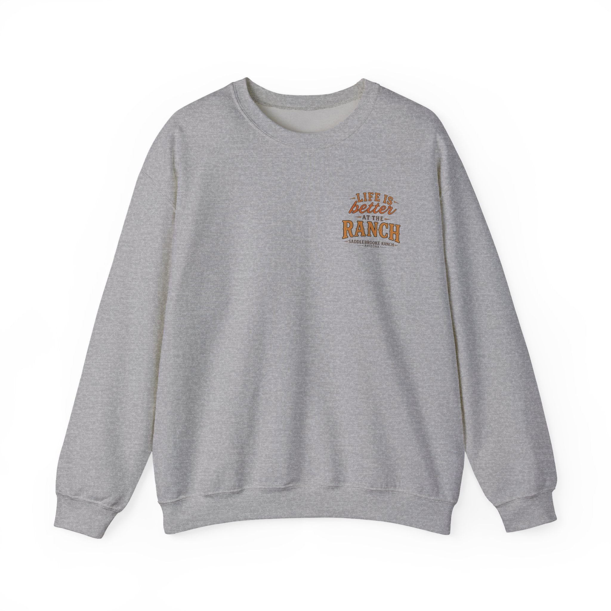 Saddlebrooke Ranch Crewneck Sweatshirt — “We Put the ‘Par’ in Party” Graphic