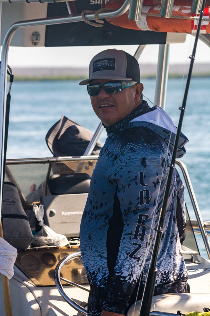 Baja Pirates Performance Fishing Shirts UPF 50 - Gray