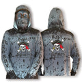 Baja Pirates Performance Fishing Shirts UPF 50 - Gray