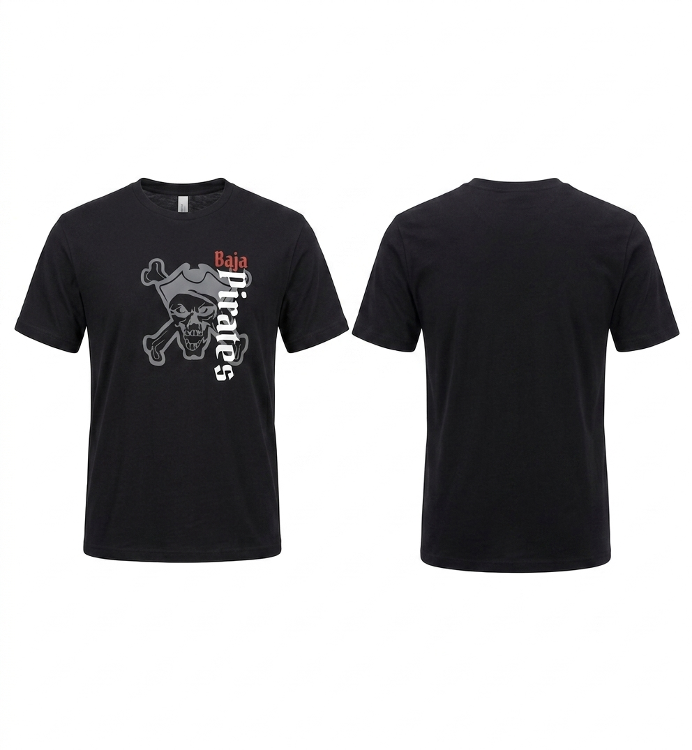 Baja Pirate Ghost Print T-Shirt
