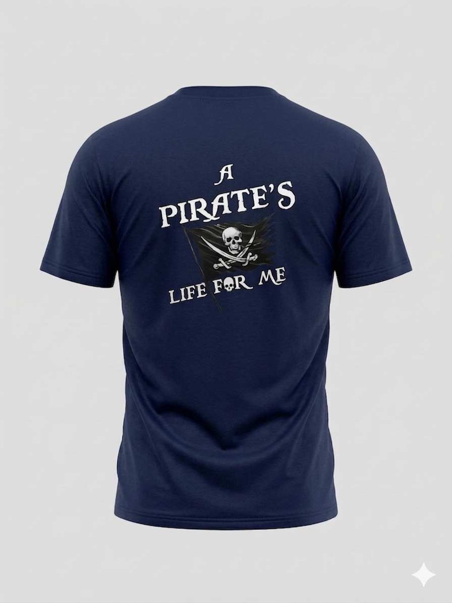 "A Pirate's Life for me" short sleeve t-shirt