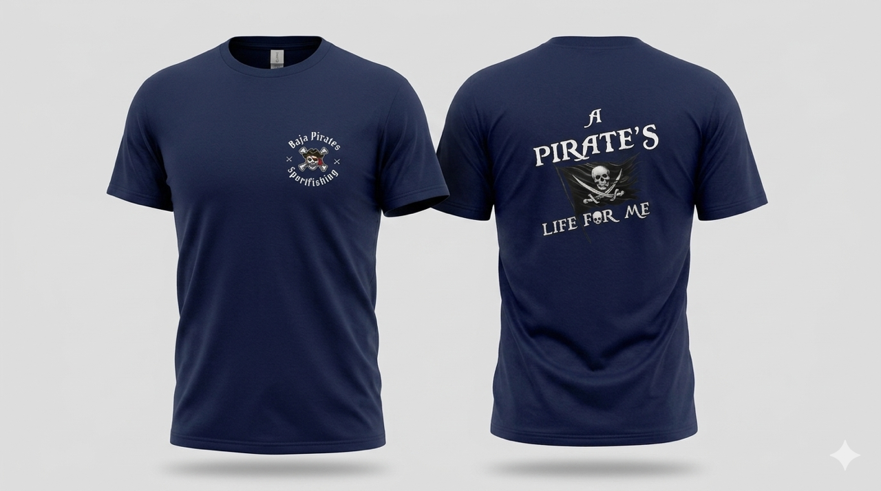 "A Pirate's Life for me" short sleeve t-shirt