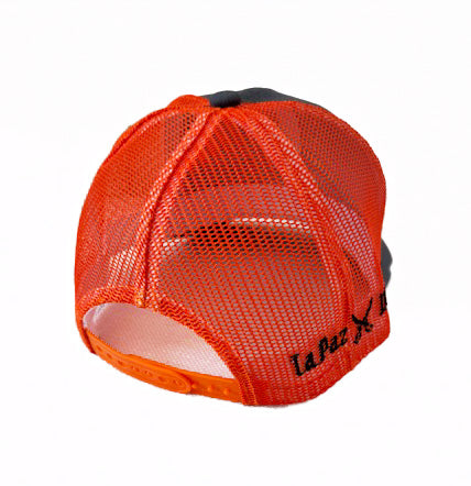 Baja Pirates Trucker Style Hat - Charcoal/Orange