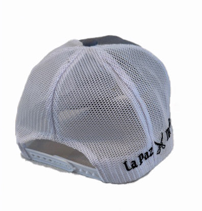 Baja Pirates Trucker Style Hat - Silver/White