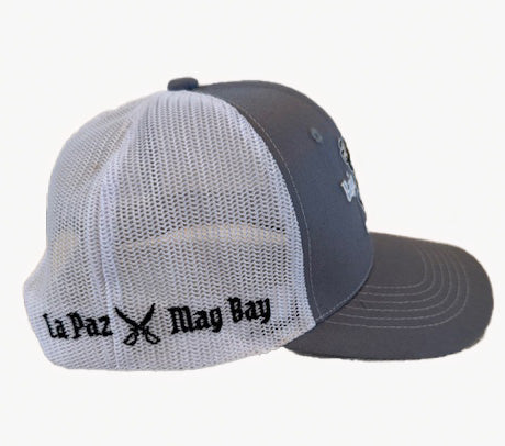 Baja Pirates Trucker Style Hat - Silver/White