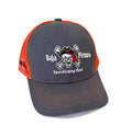 Baja Pirates Trucker Style Hat - Charcoal/Orange