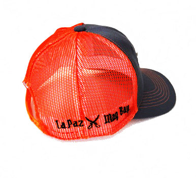 Baja Pirates Trucker Style Hat - Charcoal/Orange